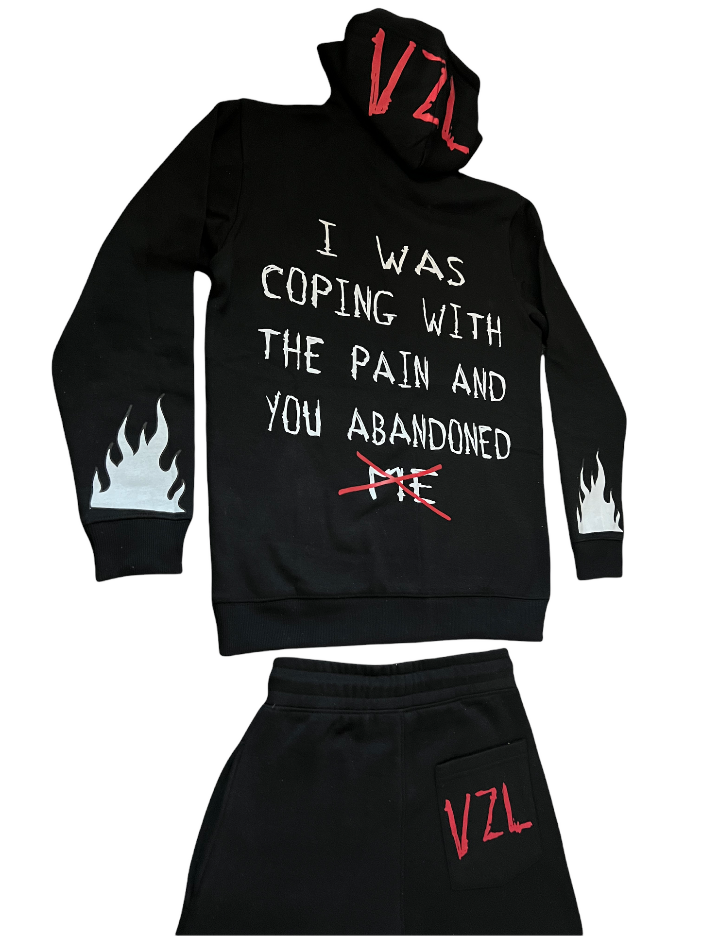 COPING WITH PAIN JOGGING SUITS (Black)